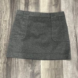 J.Crew felted wool mini skirt size 6